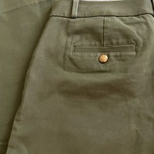 Banana Republic Logan straight leg pants olive army green size 0